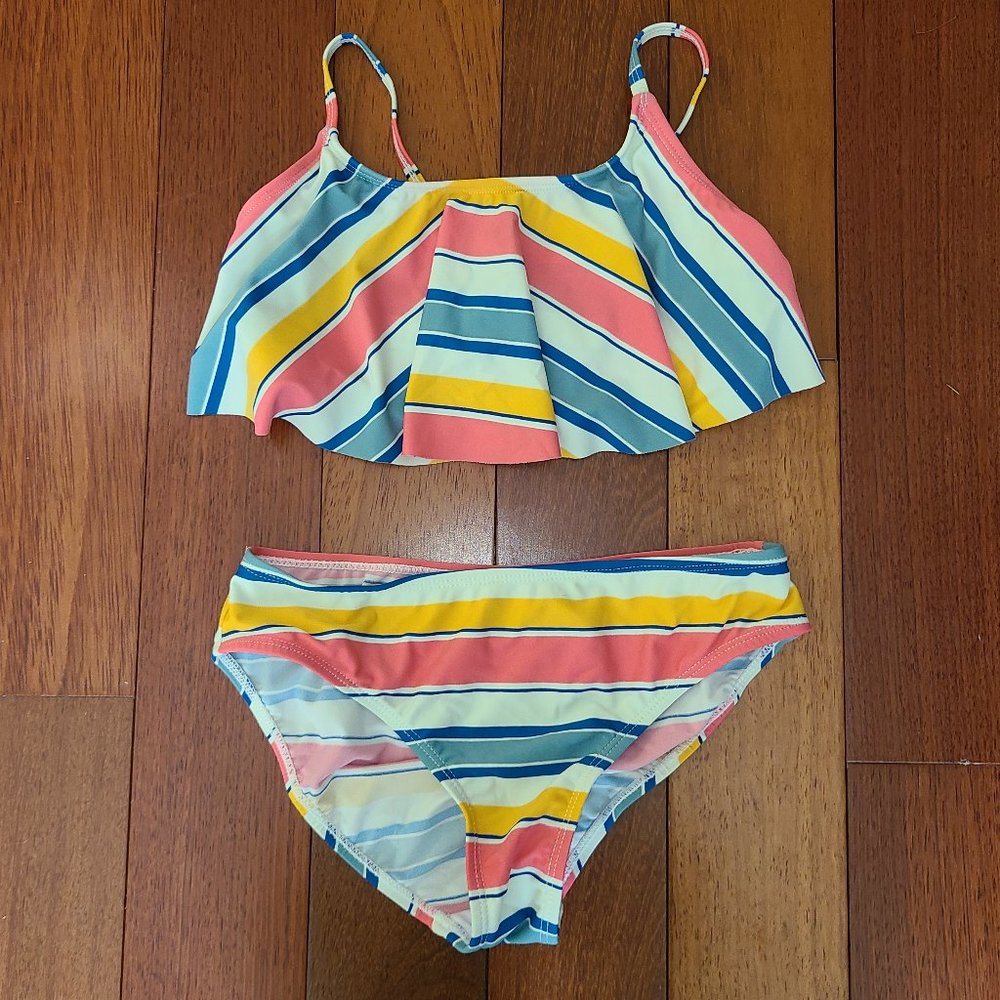 Kids Striped Bikini